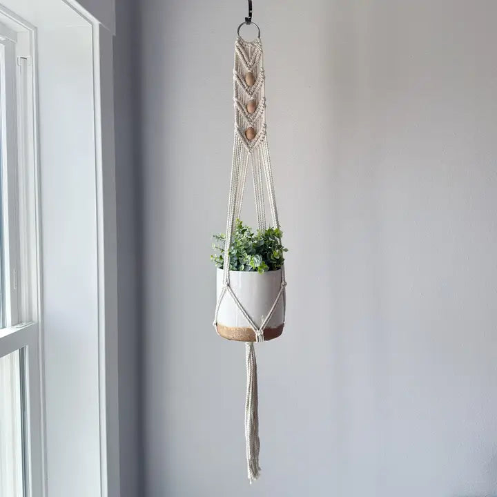 Macrame Plant Hanger Arrow Pattern