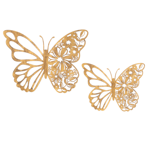 Gold Butterfly Wall Decor