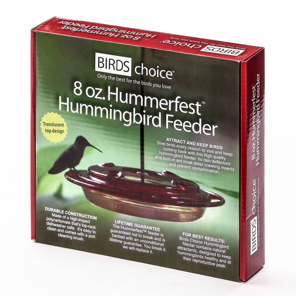 Hummerfest 8oz Hummingbird Feeder