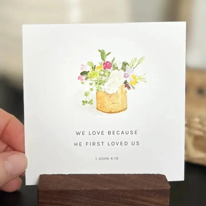 Wood Card Holder