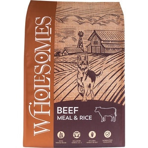 Wholesome Beef & Rice Dog Food 40lb