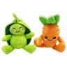 Snugarooz Pea & Carrot 7" 2pk Dog Toy