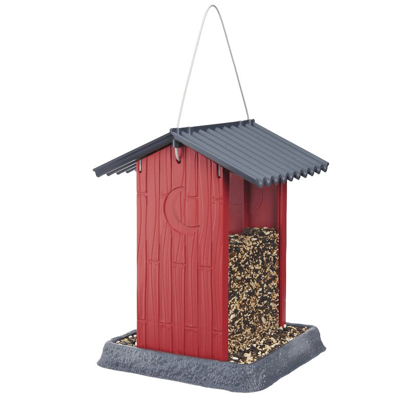 North States Red Shed Hopper Feeder