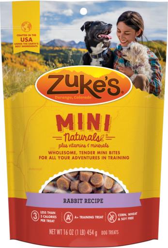 Zuke's Mini Naturals Rabbit Recipe Dog Treats