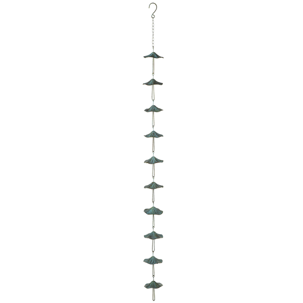 Rain Chain, Green Mushroom