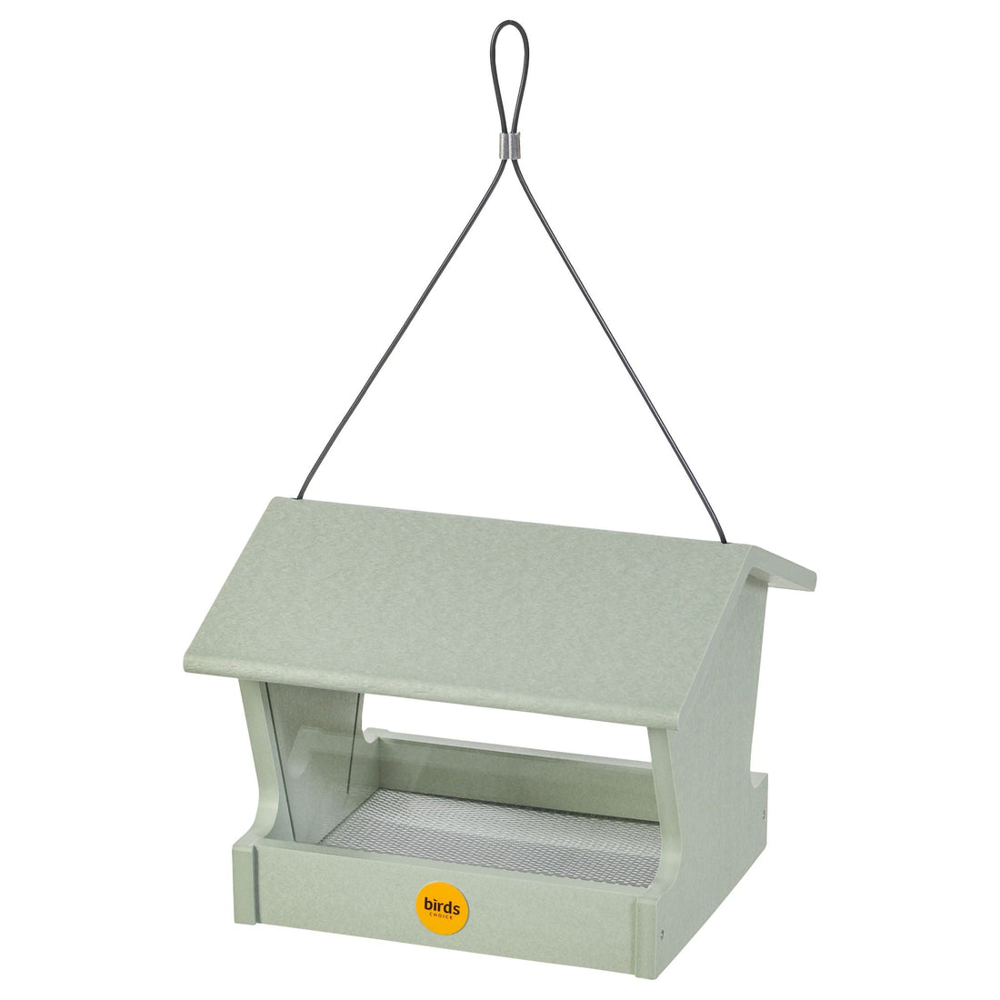 Recycled Hopper Feeder Sage Green 3 lb.