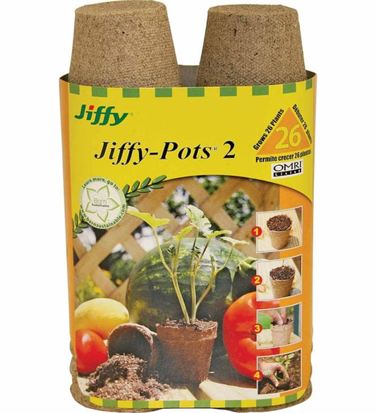 Jiffy Pots 2" Round 26ct