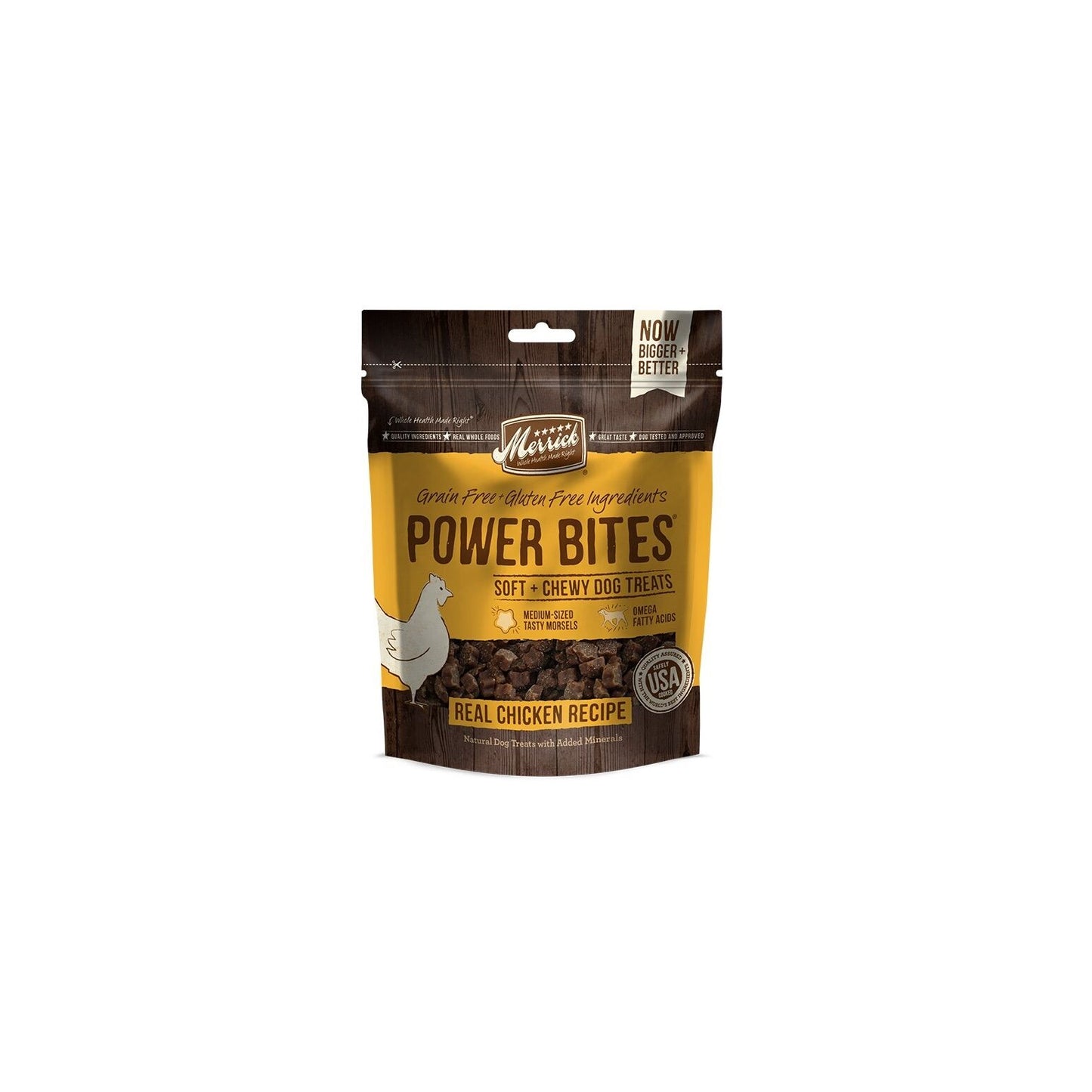 Merrick Power Bites Real Chicken Recipe 6oz