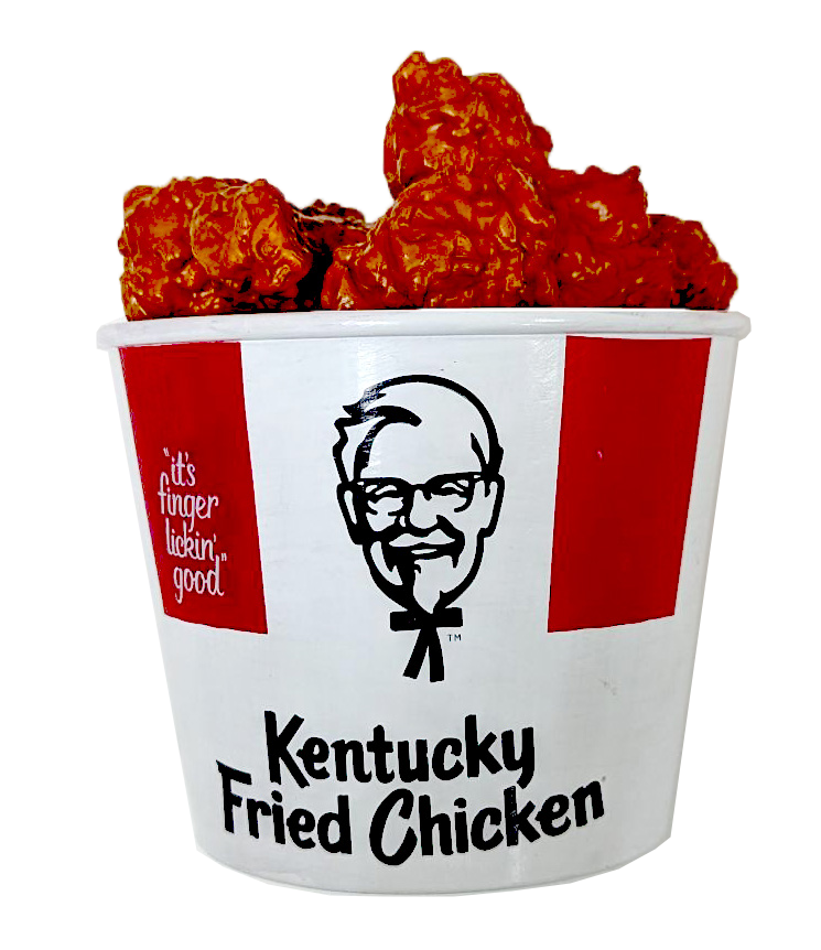 Spot KFC Vinyl Chicken Bucket 6" Dog Toy