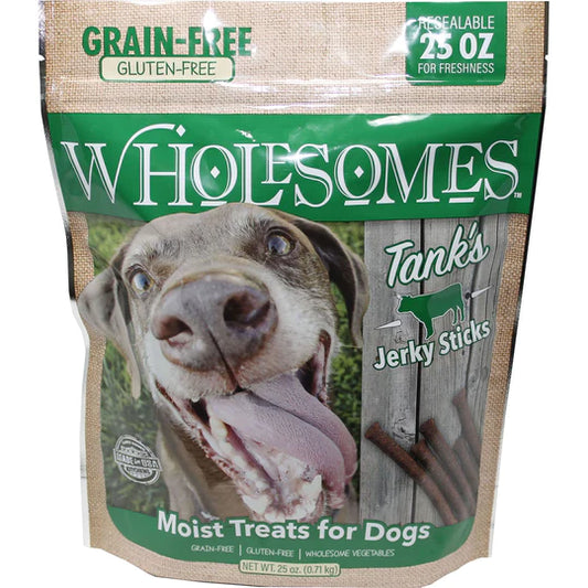 Wholesomes Tank's Jerky Sticks Dog Treat 25oz.