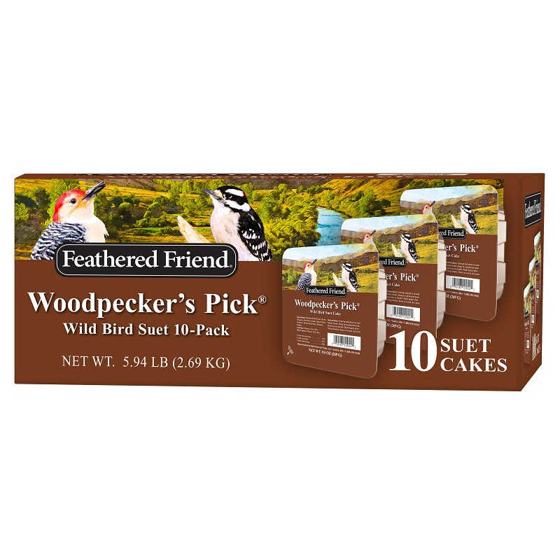 Feathered Friend Woodpecker's Pick Suet 10 pack