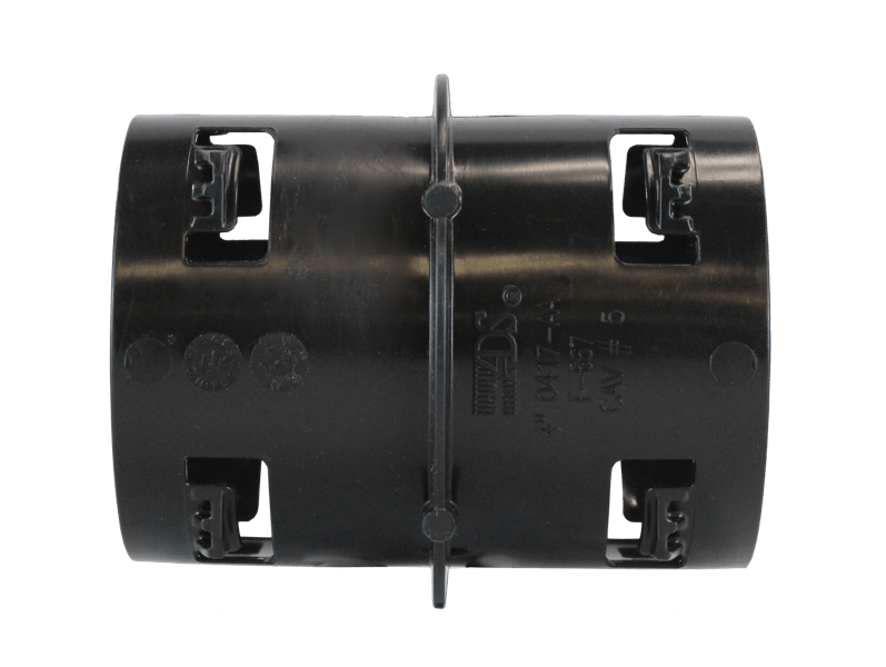 Plastic Coupler 4" Snap Inside