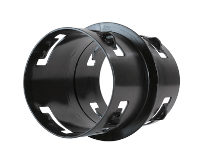 Plastic Coupler 4" Snap Inside