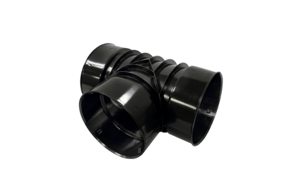 Plastic Coupler 4" Snap Tee