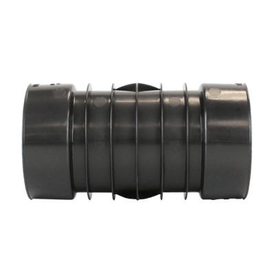 Plastic Coupler 6" Snap Tee