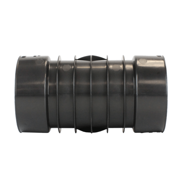 Plastic Coupler 6" Snap Tee