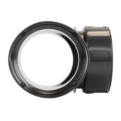 Plastic Coupler 8" Snap Tee