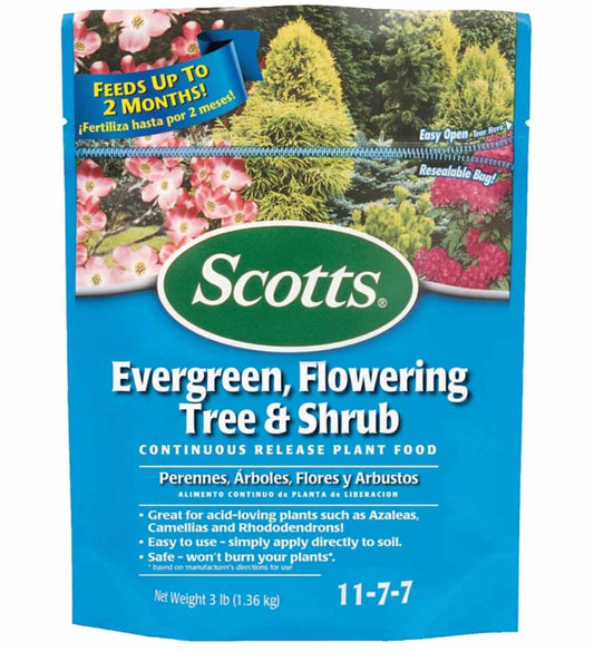 Scotts Evergreen, Flowering Tree & Shrub 3lb