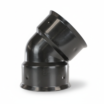Plastic Coupler 6" 45 Degree Elbow Soil Tight