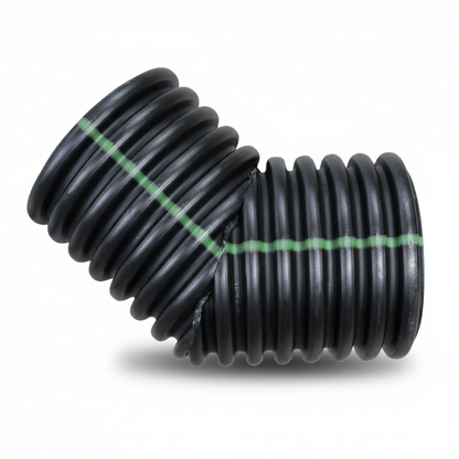 Plastic Coupler 18" 45 Degree Elbow