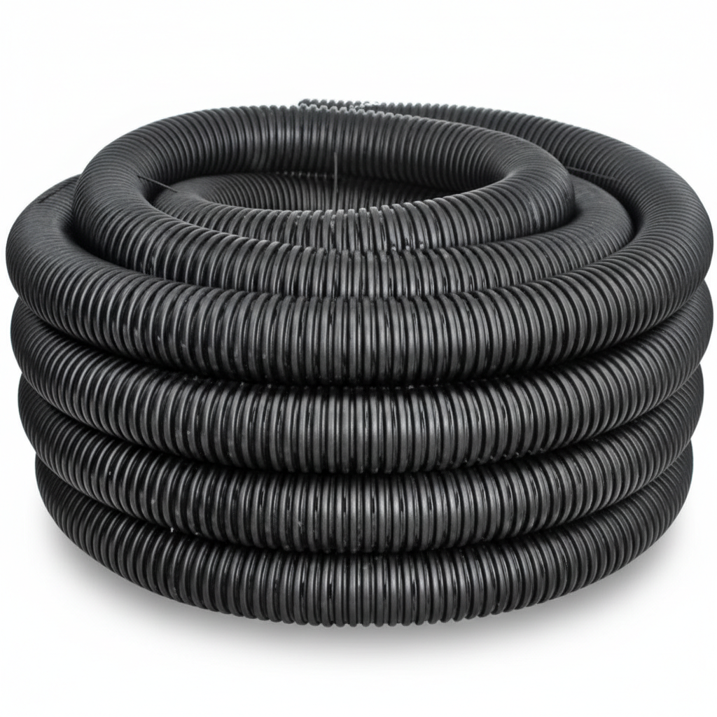 Plastic Drain Line 4"x100' Perforated