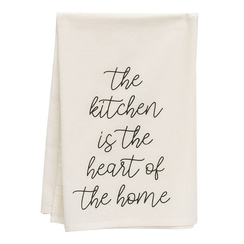 The Kitchen Is The Heart Of The Home Dish Towel