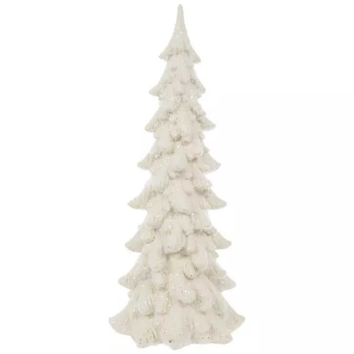 White Glitter Christmas Tree