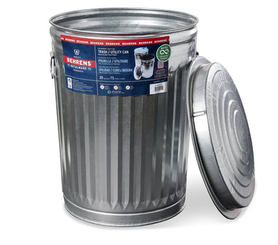 Trash Can Galvanized 20 gal