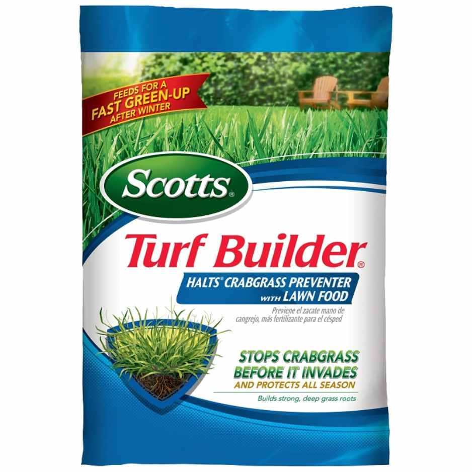 Turf Builder Halts Crabgrass Preventer with Lawn Food 5,000