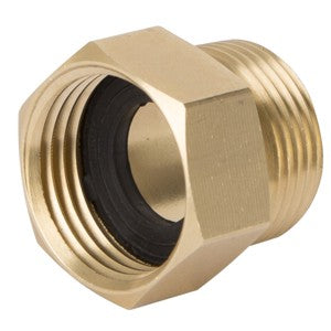 Landscaper's Select Brass Hose Connector 3/4"x3/4" MNPT x FNH