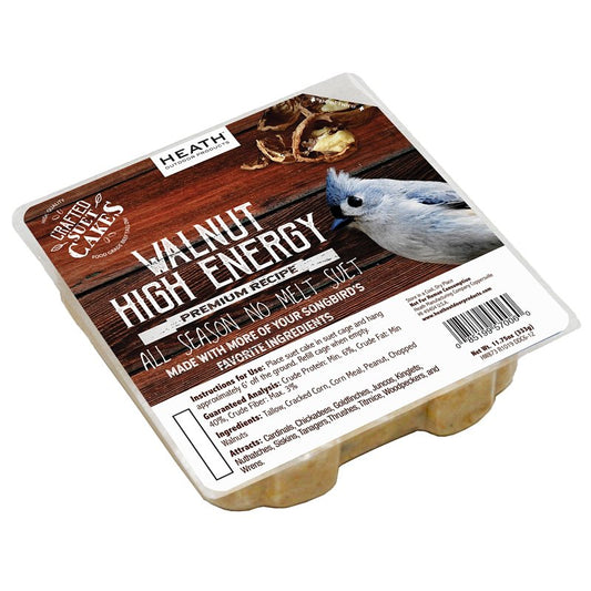 Heath Walnut High Energy Suet Cake 11.75oz