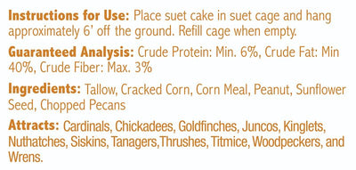 Heath Pecan Surprise Suet Cake 11.75oz