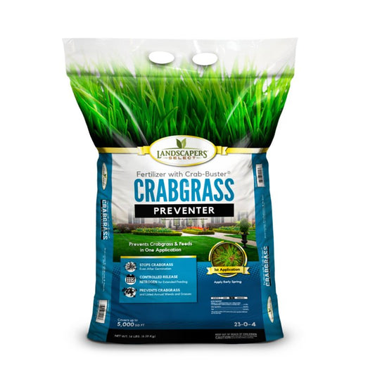 Landscaper's Select 23-0-4 Fertilizer w/ Crab Buster Crabgrass Preventer 5,000