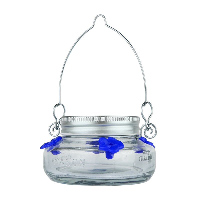 Nature's Way 4-Port Mason Jar Hummingbird Feeder