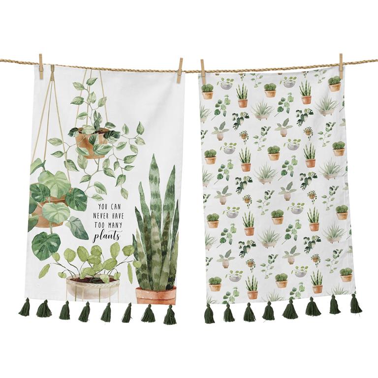 Tea Towels - Asstd Plants