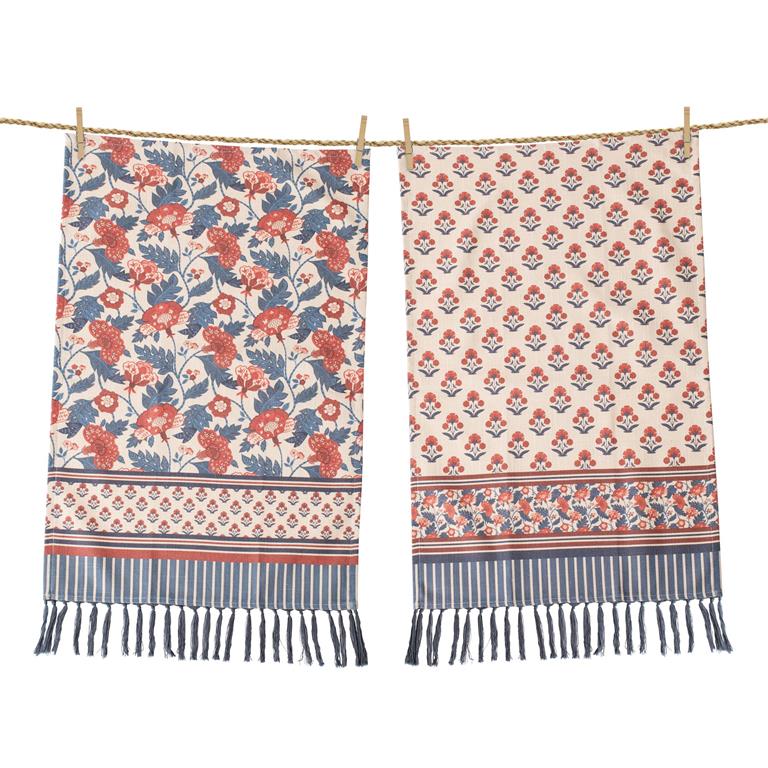 Tea Towels - Americana Floral