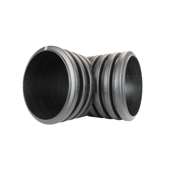 Plastic Coupler 15" 90 Degree Elbow