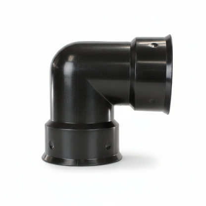 Plastic Coupler 10" 90 Degree Elbow, Soil Tight