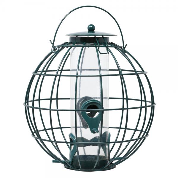 Petite Orb Caged Seed Bird Feeder