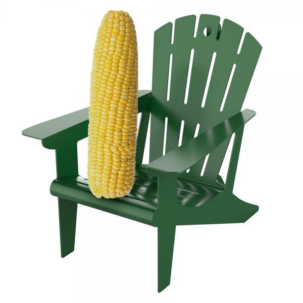 Green Adirondack Chair Squirrel Feeder