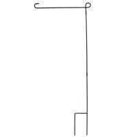 Garden Flag Stand Black