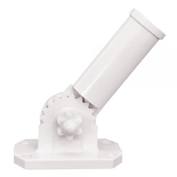 Adjustable Flag Pole Bracket White