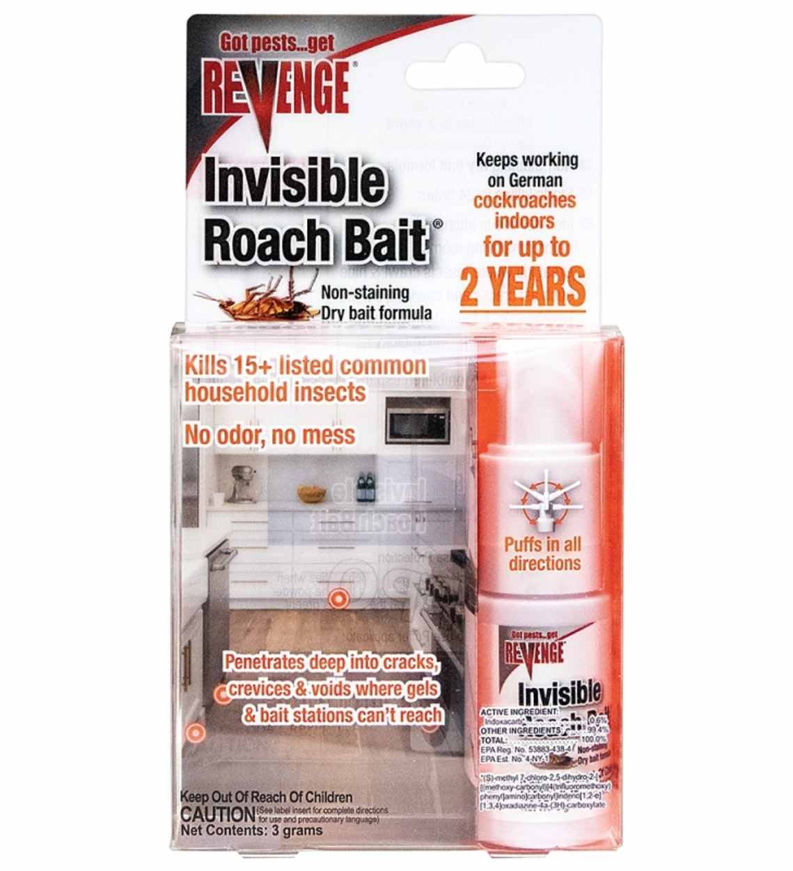 Revenge Invisible Roach Bait 3g