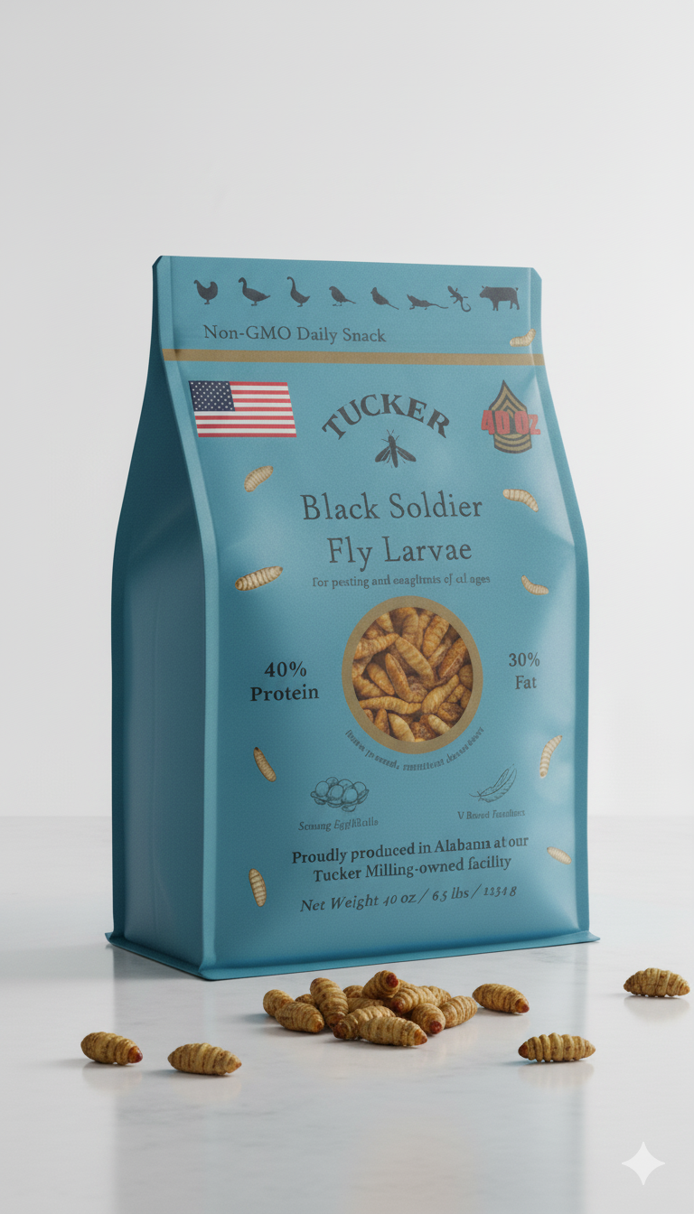 Tucker Milling Black Soldier Fly Larvae 2.5lb