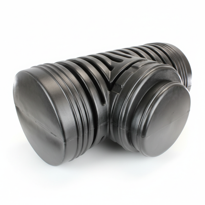 Plastic Coupler 12" Blind Reducer Tee 12"x10"