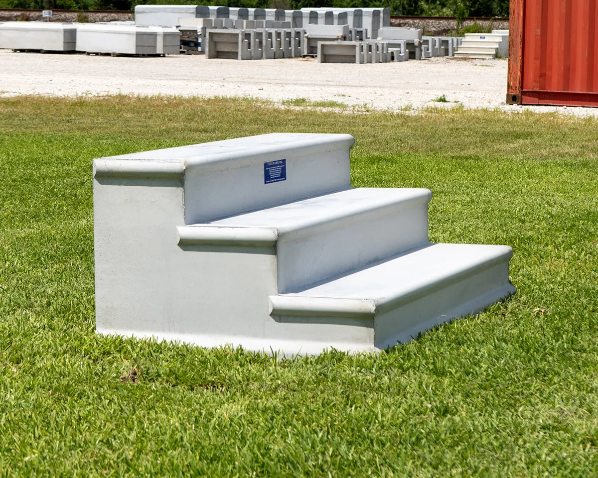 Steps 3 Tread 7" Rise 48" Wide