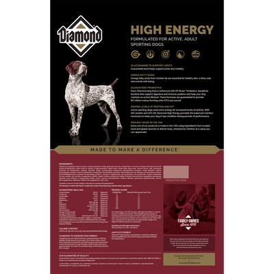Diamond Hi Energy 24/20 Dog Food 50lb