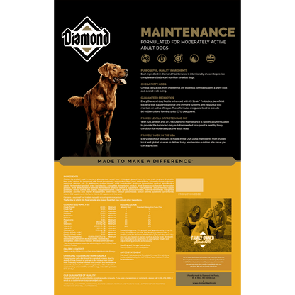 Diamond 22% Maintenance Dog Food 50lb