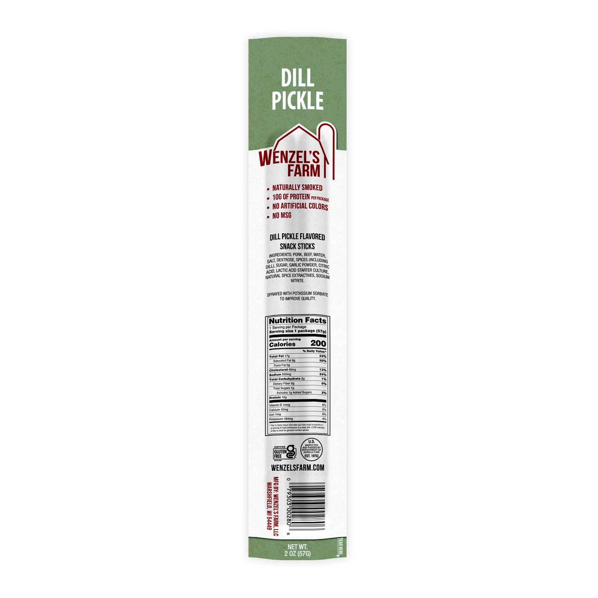 Wenzel's Farm Dill Pickle Twin Pack 2oz