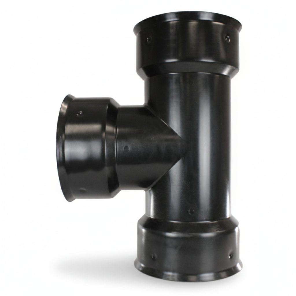 Plastic Coupler 8" Tee Soil Tight